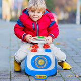 Alivio Kids First Ride On Car with Sounds & Storage Box Non-Slip Wheels (Blue)