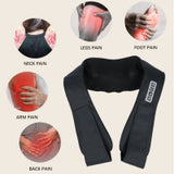 Alivio Shiatsu Back Neck Massager with Heat Deep Tissue (Black)