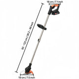 Alivio Cordless Strimmer with 2 x 21V Batteries, Charger & Accessories