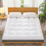 Alivio Mattress Topper King 4 inch, Soft & Fluffy Microfiber Quilted cover, Extra Thick