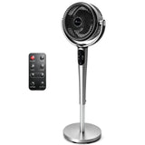 Alivio Silent DC Pedestal Circulator Fan with Remote Control, Adjustable Height, 8 Speeds, 360° Rotation & 12H Timer