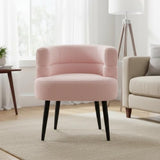 Alivio Sherpa Sofa Chair for Living Room & Bedroom (Pink)