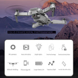 Alivio 4K WIFI Quadcopter Drone With Rechargeable Batteries and Foldable Arms