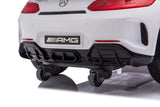 Alivio 12V Mercedes GTR Ride-On Car with Remote Control & LED Lights (White)