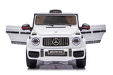 Alivio 12V G-Wagon Ride-On Car with Remote & LED Lights (White)