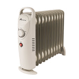 Alivio 11-Fin Oil-Filled Room Heater with Adjustable Thermostat (White)
