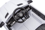 Alivio 12V Mercedes GTR Ride-On Car with Remote Control & LED Lights (White)