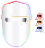Alivio 7 Colour LED Light Therapy Beauty Mask with Built-In Protective Eye Mask