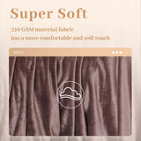 Alivio Medium Faux Fur Mink Throw Luxury Super Soft Plain Bed Sofa Settee Throw Blanket - Chocolate
