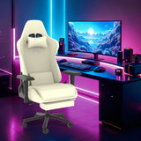 Alivio Velvet Gaming Chair, Adjustable Arms, Recline & High Back (Beige)