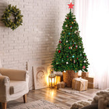 Alivio 6ft Artificial Christmas Tree with LED Light Options with Stand