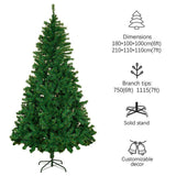 Alivio 6ft Natural Looking Artificial Christmas Tree For Home With Metal Stand
