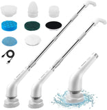 Alivio 8 In 1 Electric Spin Scrubber, Cordless Cleaning Brush with 7 Replaceable Brush Heads