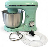 Bistro 1500W Stand Mixer with 5L Stainless Steel Bowl and 10 Speed Control (Green)
