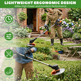 Alivio Cordless Strimmer with 2 x 21V Batteries, Charger & Accessories