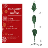 Alivio 6ft Natural Looking Artificial Christmas Tree For Home With Metal Stand