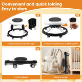 Alivio Foldable Baby Walker with 9 Height Adjustment and 360 Degree Safety