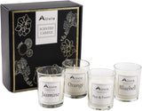Alivio 4-Piece Natural Soy Wax Scented Candle Set – Aromatherapy for Stress Relief & Relaxation