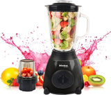 Bistro Chef 2-in-1 Mixer Blender 850W for Ice Crusher, Nuts Crushing (Black)
