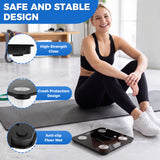Alivio Smart Digital Body Weight Scale with Bluetooth App & LCD Display (Black)