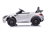 Alivio 12V Mercedes GTR Ride-On Car with Remote Control & LED Lights (White)