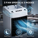 Alivio 4L Portable Air Cooler Humidifier with 3 Fan Speed Modes