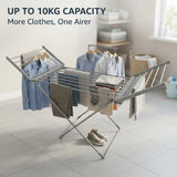 Alivio Electric Heated Clothes Airer Folding Laundry Portable Clothes Dryer Rack