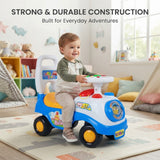 Alivio Kids First Ride On Car with Sounds & Storage Box Non-Slip Wheels (Blue)