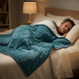 Alivio Premium Electric Heated Blanket with 7 Heat Levels & 9 Timer Modes (Teal)
