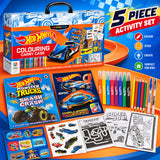 Hot Wheels Kids Activity, Sticker & Colouring Books, Set of 5