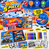 Hot Wheels Kids Activity, Sticker & Colouring Books, Set of 5