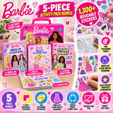 Barbie Kids Activity, Sticker, Colouring & Puzzle Books, Set of 5
