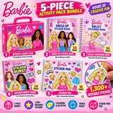 Barbie Kids Activity, Sticker, Colouring & Puzzle Books, Set of 5