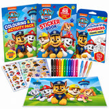 Paw Patrol Kids Activity, Colouring Book, Stickers & Pens, Set of 3