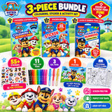 Paw Patrol Kids Activity, Colouring Book, Stickers & Pens, Set of 3