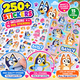 Bluey Kids Activity Colouring Book, Stickers and Water Reveal, Set of 3