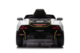 Alivio 12V Electric Ride-On Lamborghini Car for Kids with 2.4GHz Remote Control, LED Headlights & Safety Belt, 3-7 Years (White)