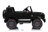 Alivio 12V G-Wagon Ride-On Car with Remote & LED Lights (Black)