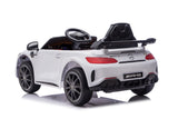 Alivio 12V Mercedes GTR Ride-On Car with Remote Control & LED Lights (White)