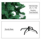 Alivio Premium 7FT Tree Hinged Artificial Christmas Tree Snow Flocked Xmas Tree