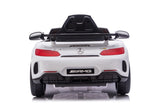 Alivio 12V Mercedes GTR Ride-On Car with Remote Control & LED Lights (White)