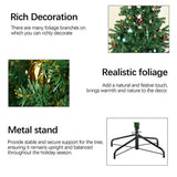 Alivio 6ft Natural Looking Artificial Christmas Tree For Home With Metal Stand