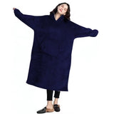 Premium Oversized Pancho Sherpa Hoodie